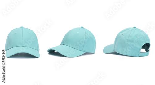 Photography sea blue baseball caps