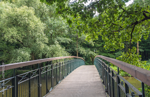 brücke im emsauepark bei telgte