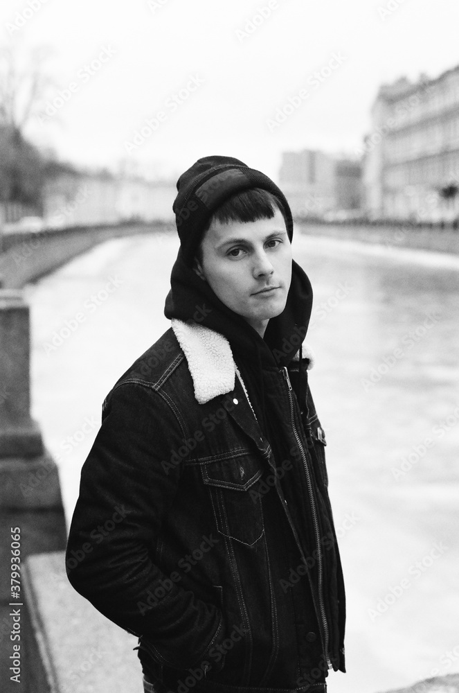 Handsome guy outdoors Handsome guy outdoors
