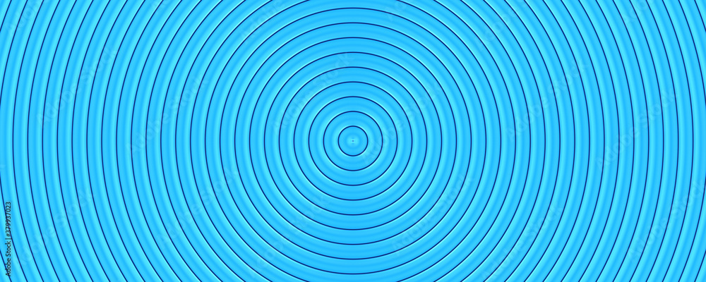 Circular blue ring background Circular blue ring background
