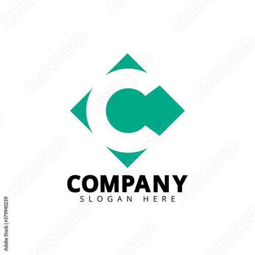 letter C inside the diamond shape. abstract letter logo. Free Download letter C inside the diamond shape. abstract letter logo. - GFXLoad