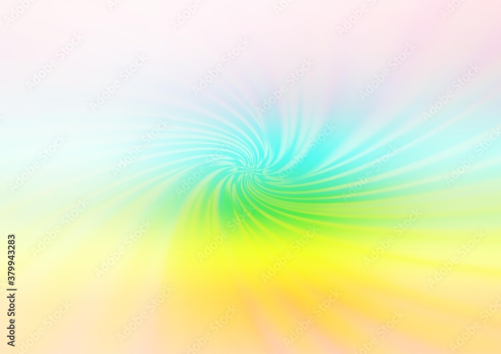 Obraz premium Light Multicolor, Rainbow vector blurred shine abstract template. Glitter abstract illustration with an elegant design. The blurred design can be used for your web site.