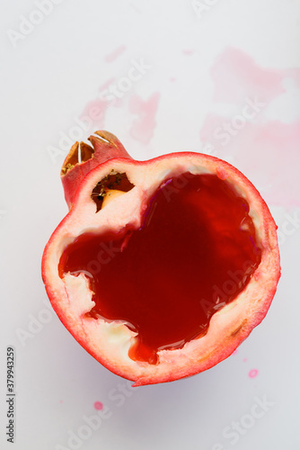 Pomegranate juice photo