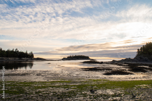 Fototapeta Naklejka Na Ścianę i Meble -  Beautiful coastal view in the Bic national park, Canada