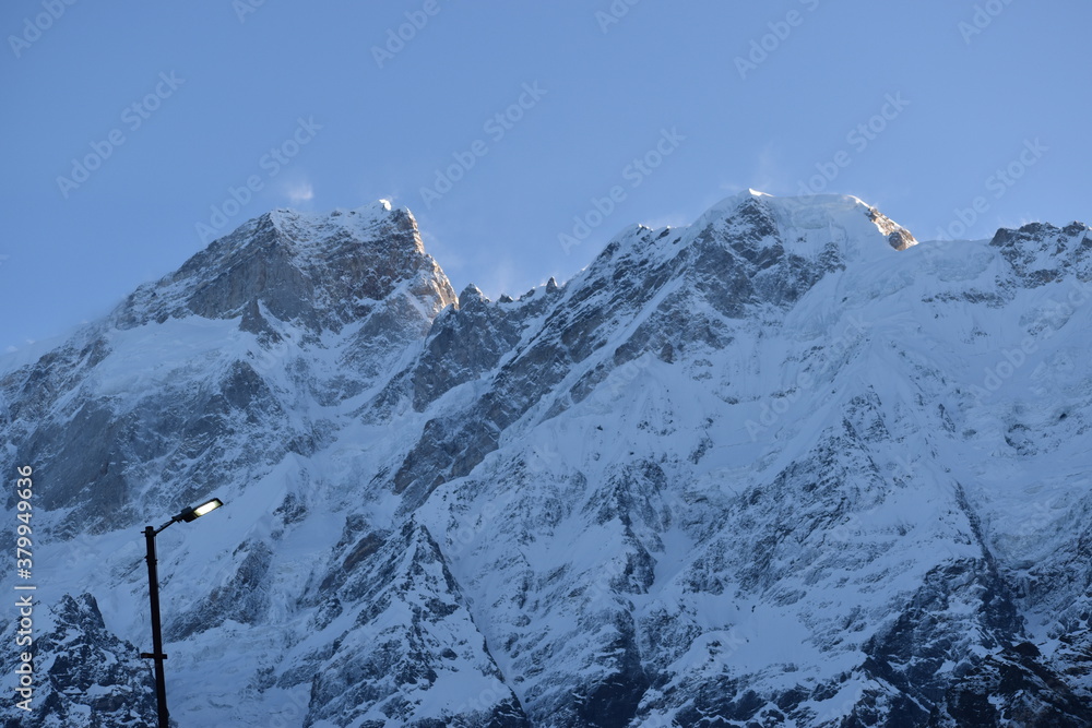 ski resort in the mountains