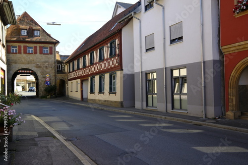 Oberes Stadttor in der historischen Altstadt der Stadt Weismain  Landkreis Lichtenfels  Oberfranken  Franken  Bayern  Deutschland