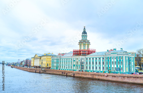 The University Embankmant of Saint Petersburg, Russia photo