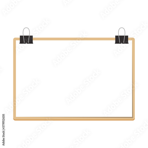 Board vector. Clipboard free space for text. wallpaper. copy space.