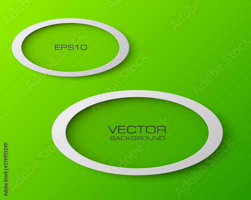 Colloquial cloud vector banner. The original form as two form, overlapping. The flat image. Advertising Design shape. Vector label tag background.