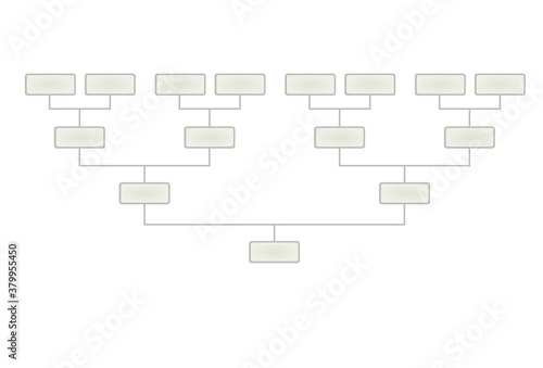 Tournament bracket scheme. vector illustration