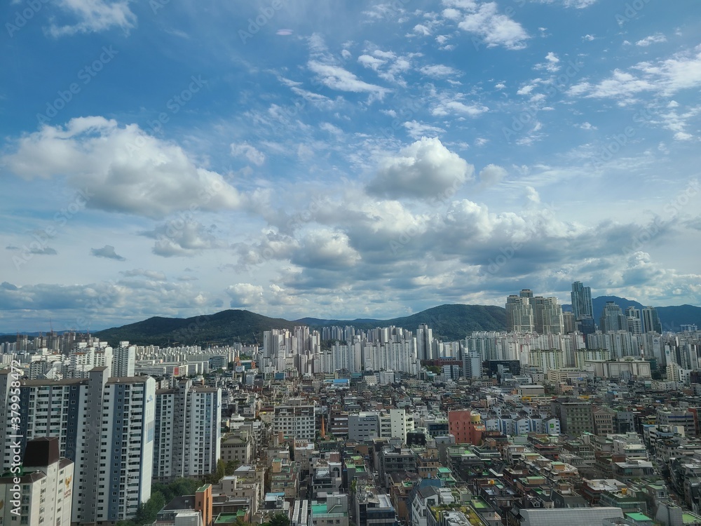 Obraz premium city skyline