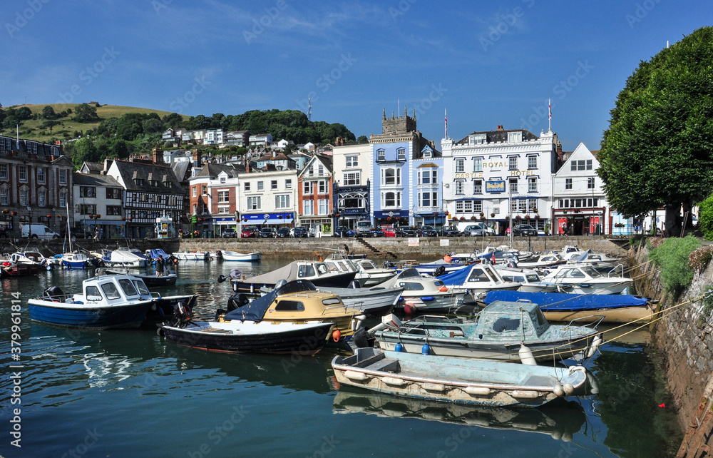 Boatfloat and Quay, Dartmouth, Devon, England