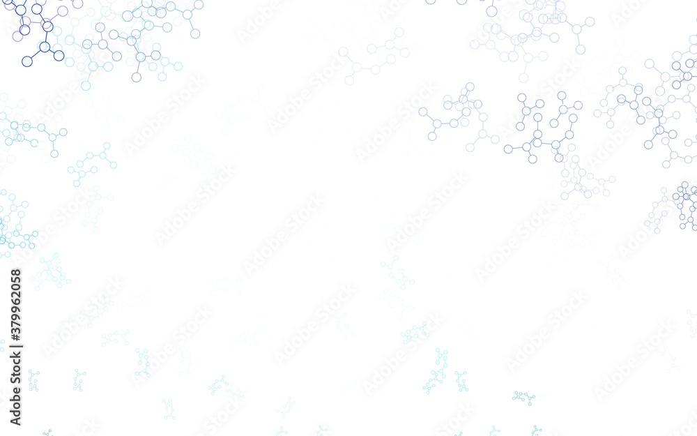 Fototapeta premium Light BLUE vector texture with artificial intelligence concept.