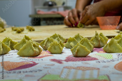 Delicious typical sicilian dessert homemade with grape must