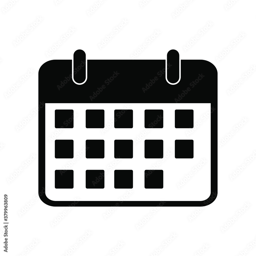 calendar icon on a white background, vector illustration calendar icon on a white background, vector illustration
