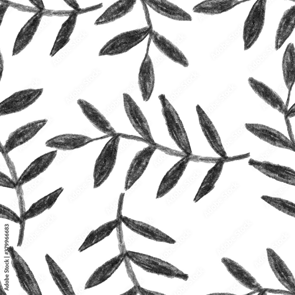 Monochrome herbal and floral seamless pattern. Black and white. Hand drawn graphic herbs, flowers and leaves. Pencil botanical sketch. For design, post cards, prints, textile and wrapping paper Monochrome herbal and floral seamless pattern. Black and white. Hand drawn graphic herbs, flowers and leaves. Pencil botanical sketch. For design, post cards, prints, textile and wrapping paper
