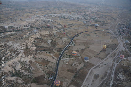hot air balloon flight in Cappadocia
