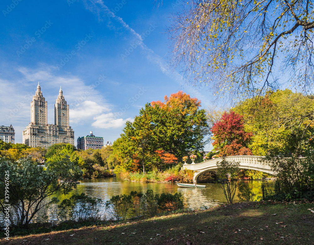 Bow Bridge in Central Park, New York Bow Bridge in Central Park, New York
