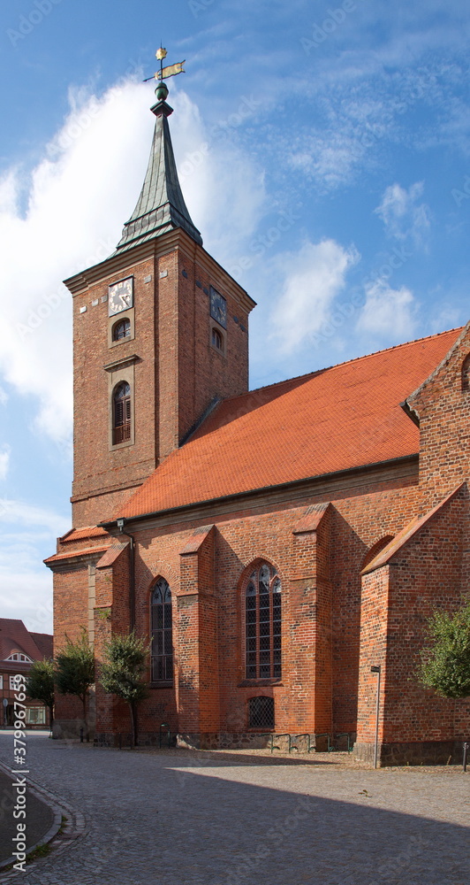 Obraz premium Stadtkirche St. Katharinen in Lenzen