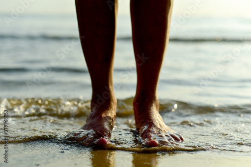 strolling by the seashore photo