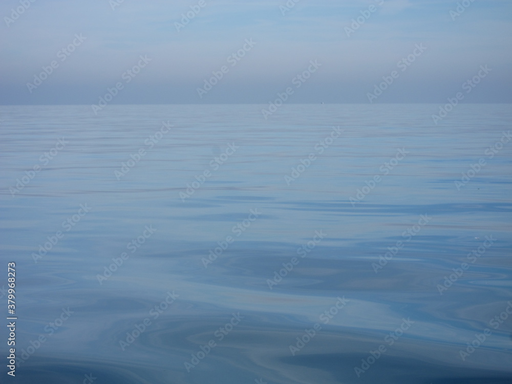 Sea in background with small ripples