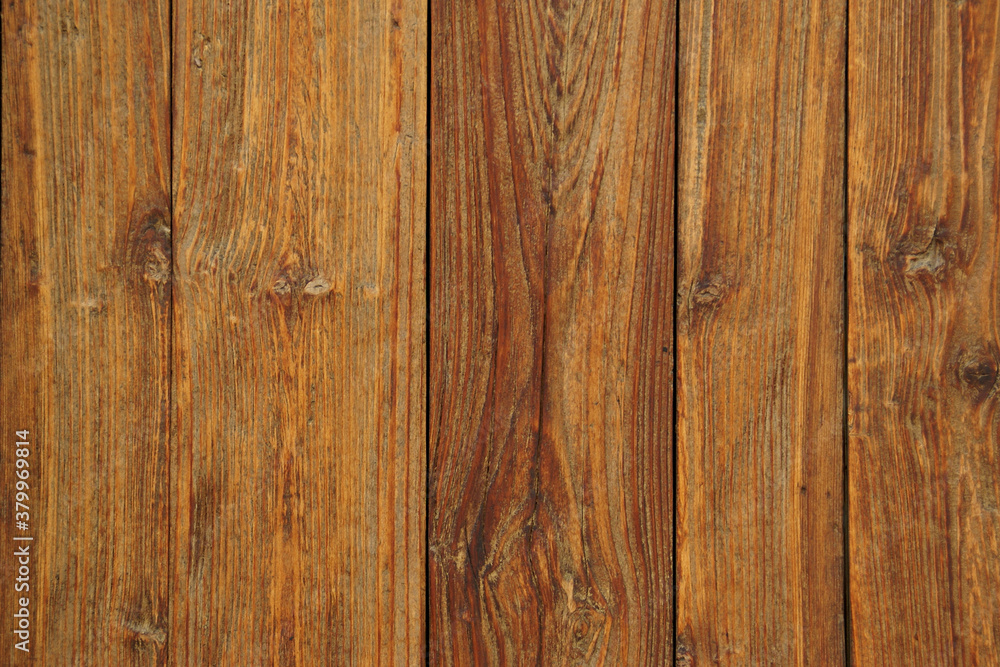 Naklejka premium Orange Brown Natural Wood Panel Texture Background