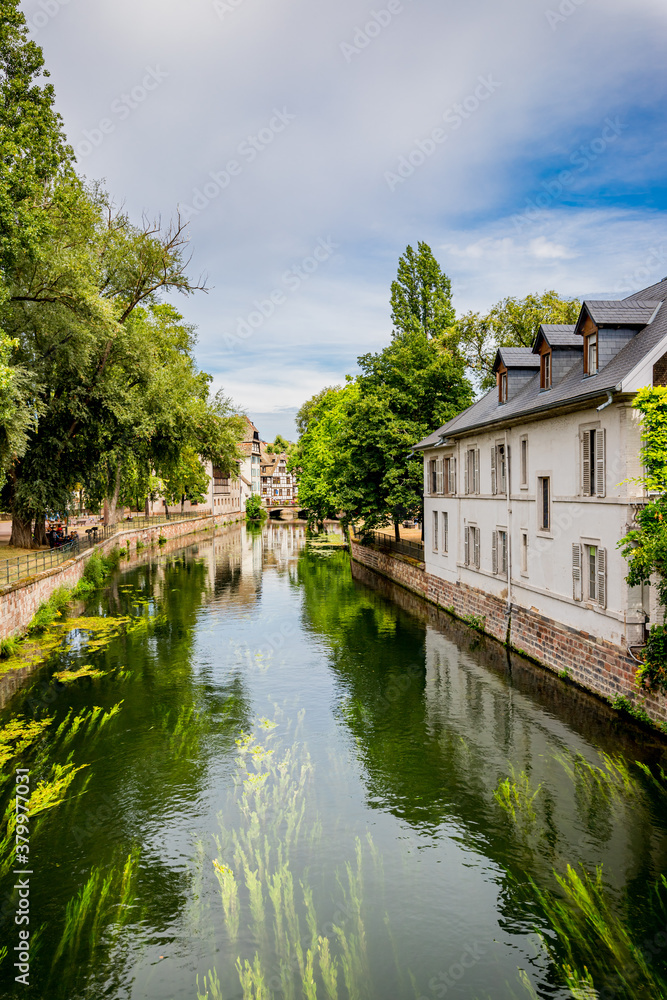 La petite france vue depuis les ponts couverts de Strasbourg La petite france vue depuis les ponts couverts de Strasbourg