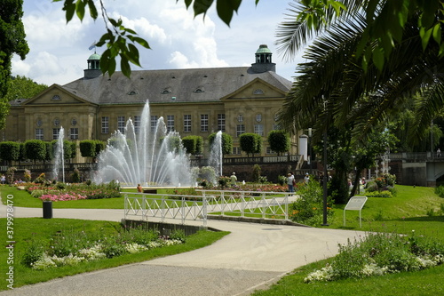 Kurpark im Staatsbad Bad Kissingen, Unterfranken, Franken, Bayern, Deutschland photo