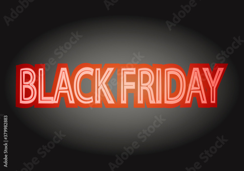 Fondo negro de blackfriday rojo para noviembre.