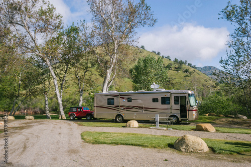 RV in a Campground