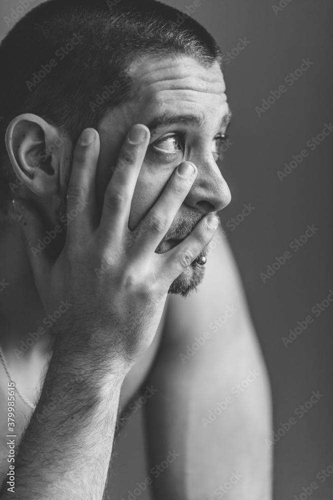 PORTRAIT,BODY,ART,MAN,MALE,BLACK PORTRAIT,BODY,ART,MAN,MALE,BLACK