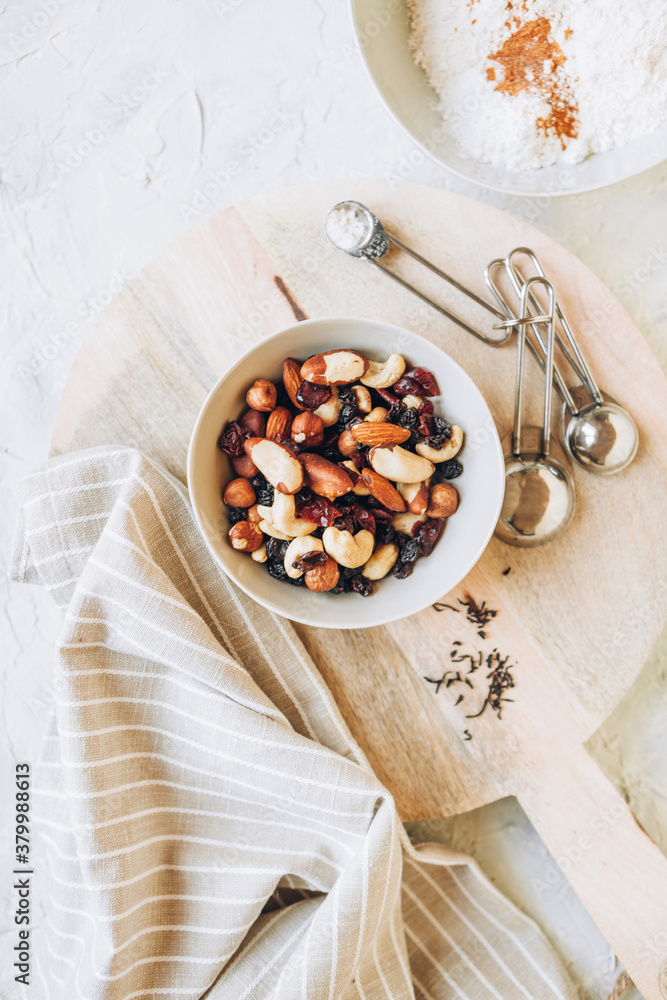 Dried fruits and nuts Dried fruits and nuts