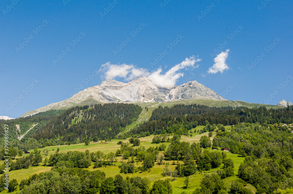 Surselva, Oberalppass, Alpsu, Oberalpstrasse, Passstrasse, Bergstrasse, Graubünden, Sommer, Schweiz