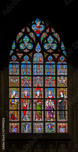 Stained Glass Windows of Chapel Church, Brussels.