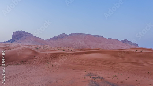 Meliha Desert Sand Dunes and Fossil Rocks © Abrar