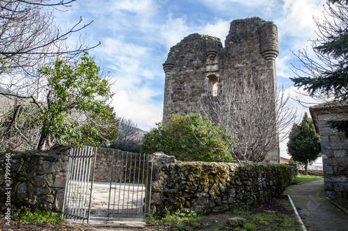 Castillo de los Condes de Nieva, Valverde de la Vera, Cáceres, Extremadura, España