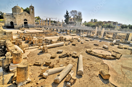 Ayia Kyriaki Chrysopolitissa Church in Paphos photo