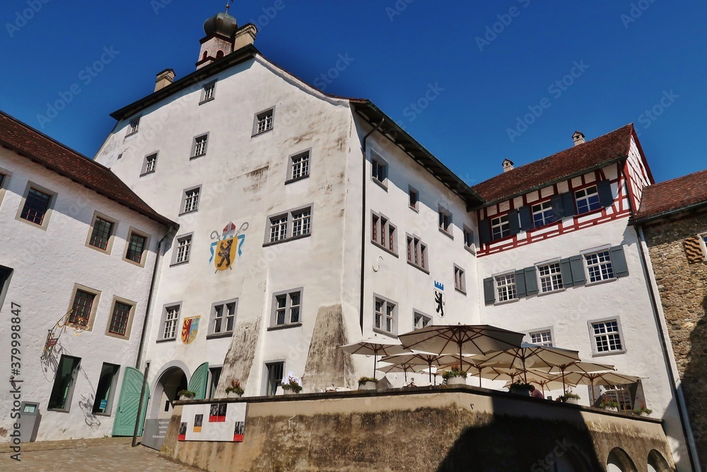 Wil Ostschweiz Historische Altstadt Hof Zu Wil Stock Photo Adobe Stock
