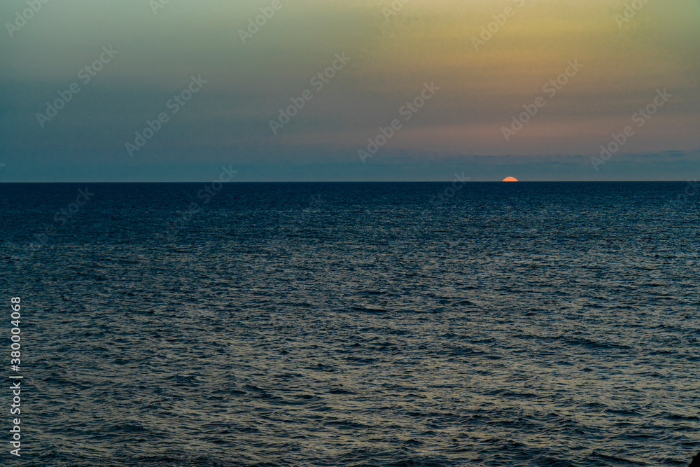 Fototapeta premium Puesta de sol Lanzarote