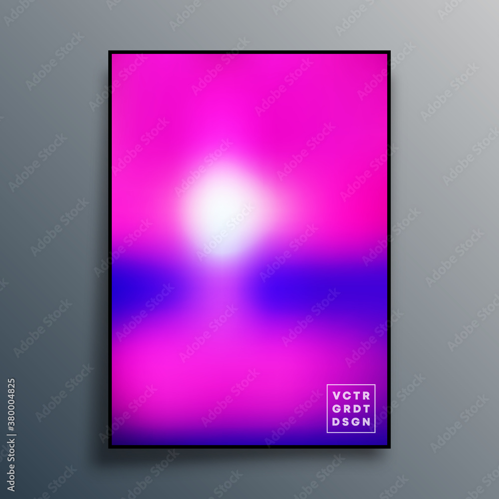 Abstract gradient texture design for background, poster, flyer, brochure cover, or other printing products. Vector illustration