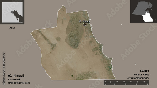 Al Ahmadi, province of Kuwait,. Previews. Satellite photo