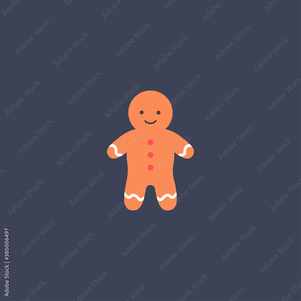 Gingerbread Man. Christmas cookies. Vector illustration Gingerbread Man. Christmas cookies. Vector illustration