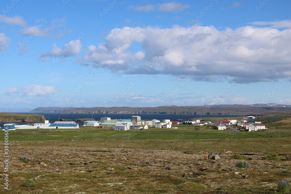 Raufarhofn, a small fishing village in the very North of Iceland