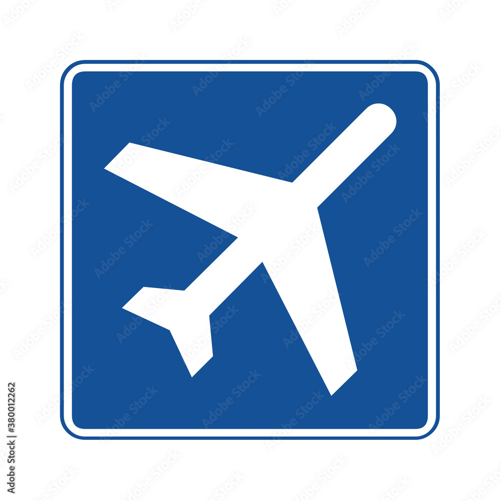 Departure terminal symbol pictogram