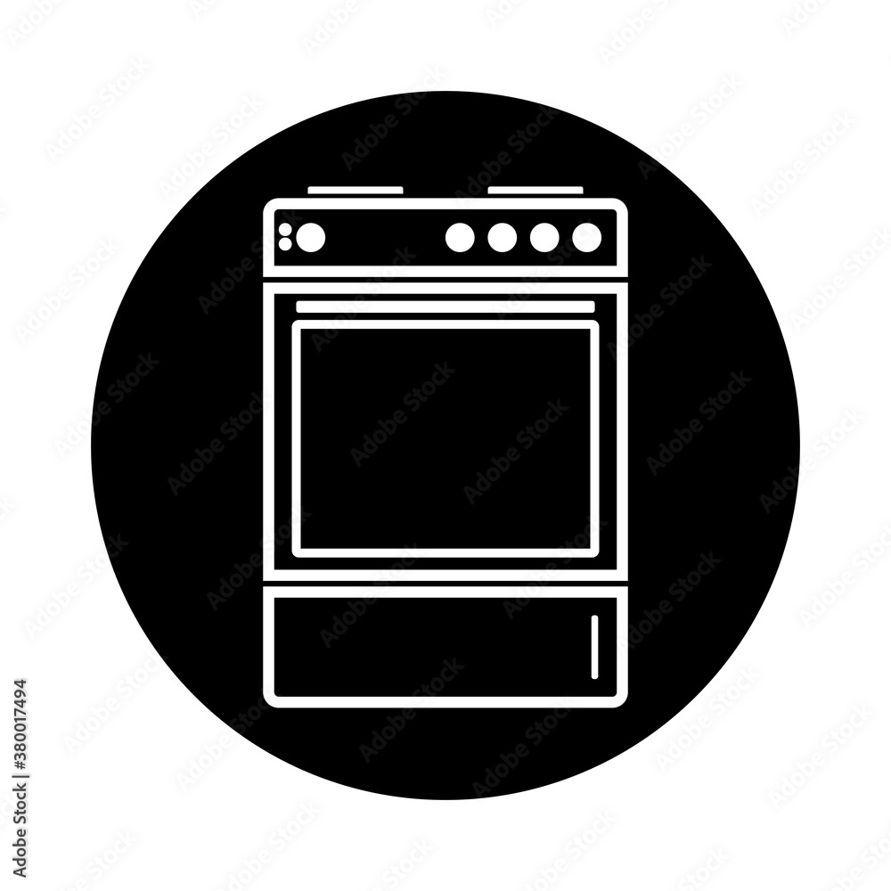 Stove oven icon, vector gas stove. Line bubble icon. Kitchen cooking appliance. Stove oven icon, vector gas stove. Line bubble icon. Kitchen cooking appliance.