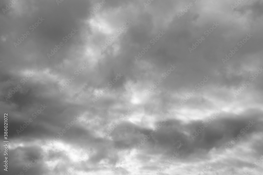 Fototapeta premium Grey clouds sky