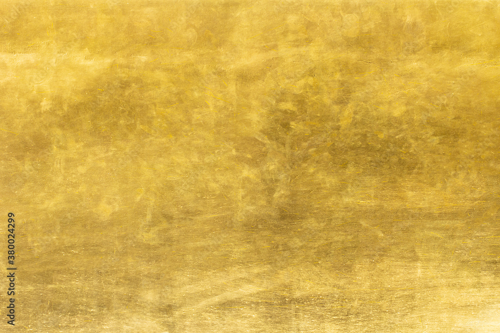 Gold abstract background or texture smooth and gradients shadow. Soft focus
