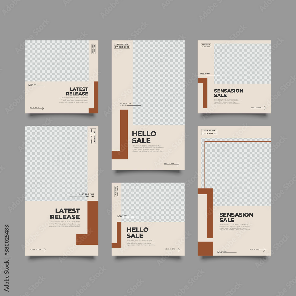 Design backgrounds for social media banner. Set of instagram stories and post frame templates. Design backgrounds for social media banner. Set of instagram stories and post frame templates.