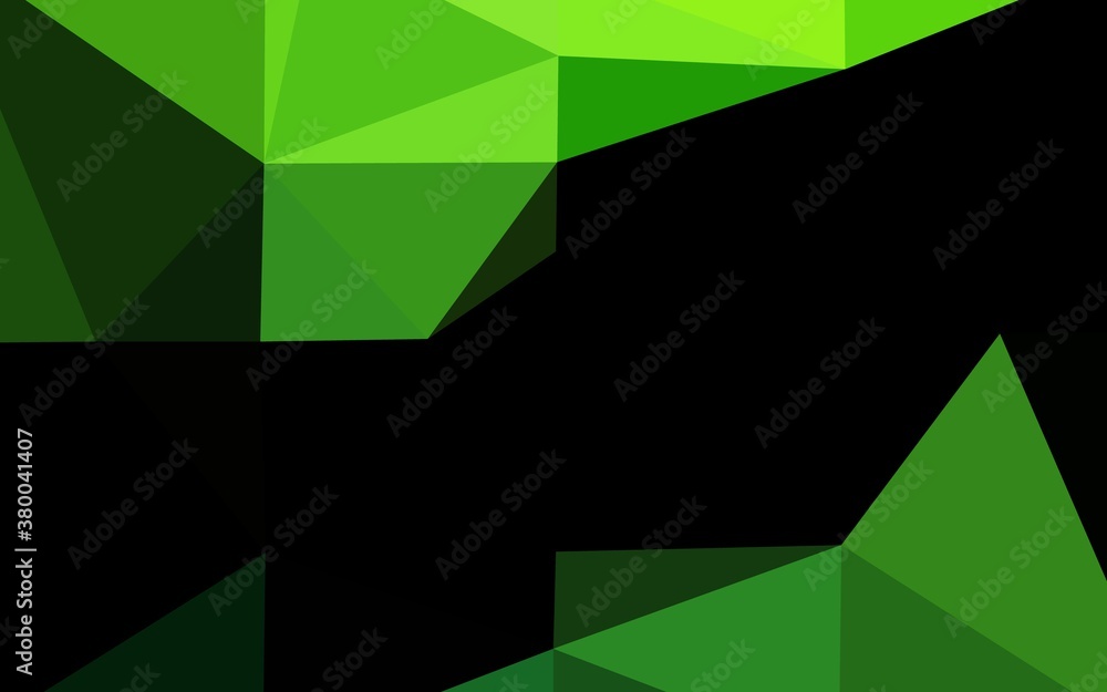 Light Green vector triangle mosaic texture. Glitter abstract illustration with an elegant design. Triangular pattern for your business design. Light Green vector triangle mosaic texture. Glitter abstract illustration with an elegant design. Triangular pattern for your business design.