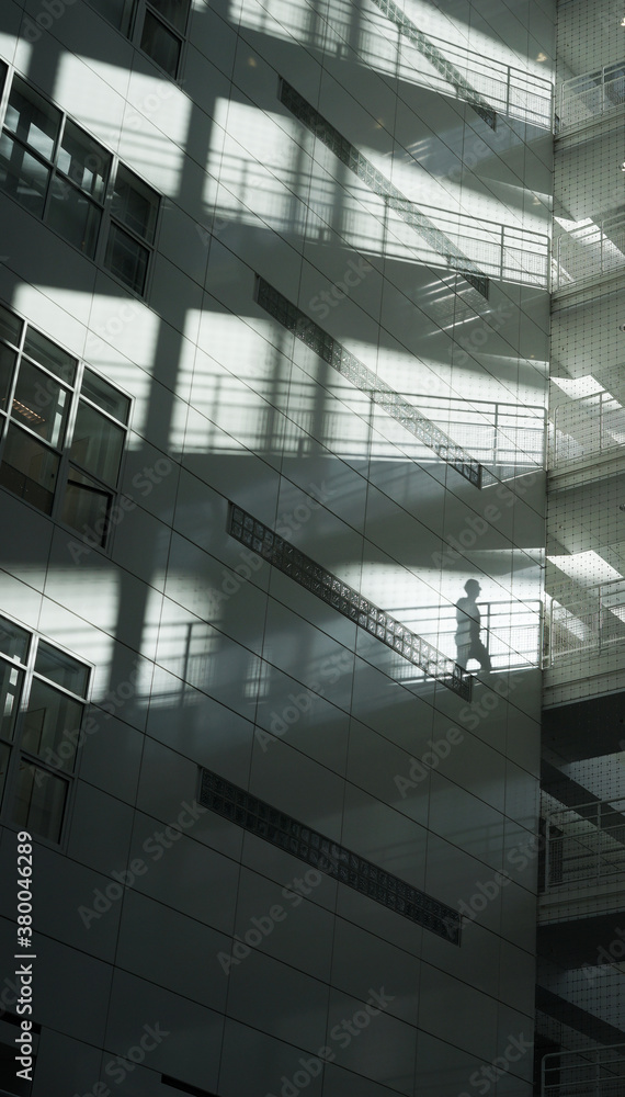 Shadow people in an office Shadow people in an office